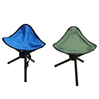 portable folding tripod camping stool cloth outdoor slacker chair seat fabric cover waterproof lightweight fishing camping