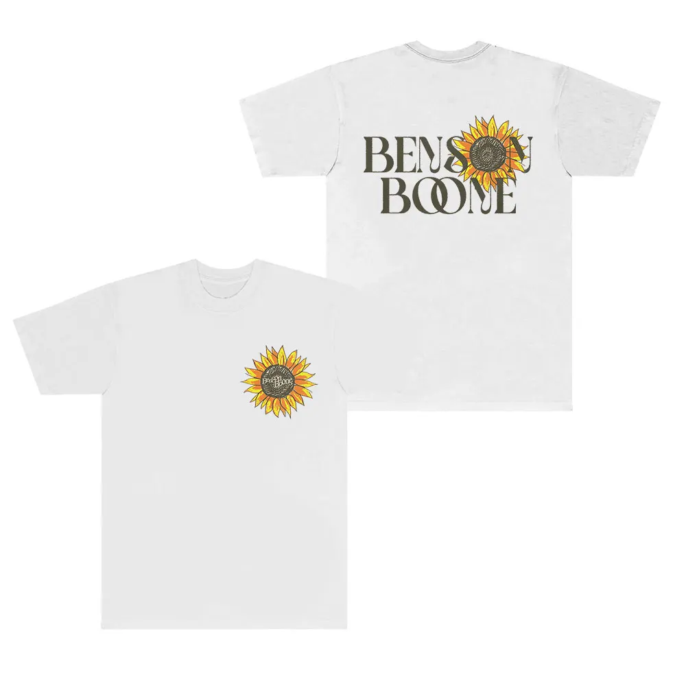 Футболка Benson Boone Sunflower Fireworks and Rollerblades Tour Merch модные повседневные футболки унисекс