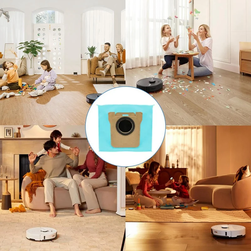 10 шт. мешок для пыли с активированным углем робота-пылесоса Xiaomi X10+ Mijia Omni 1S B101CN/Dreame