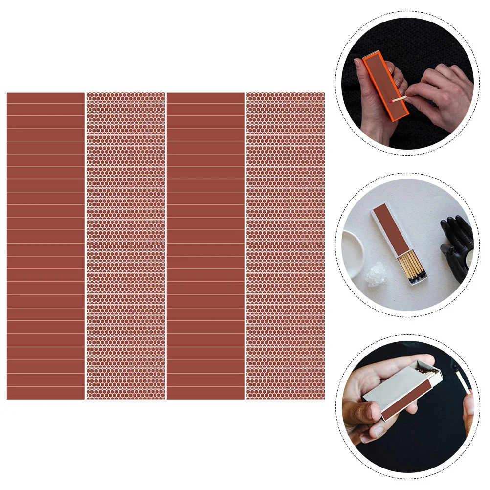 

48pcs Outdoor Rectangular Convenient Emergency Craft Match Striker Match Striker Paper Match Striker Sheet