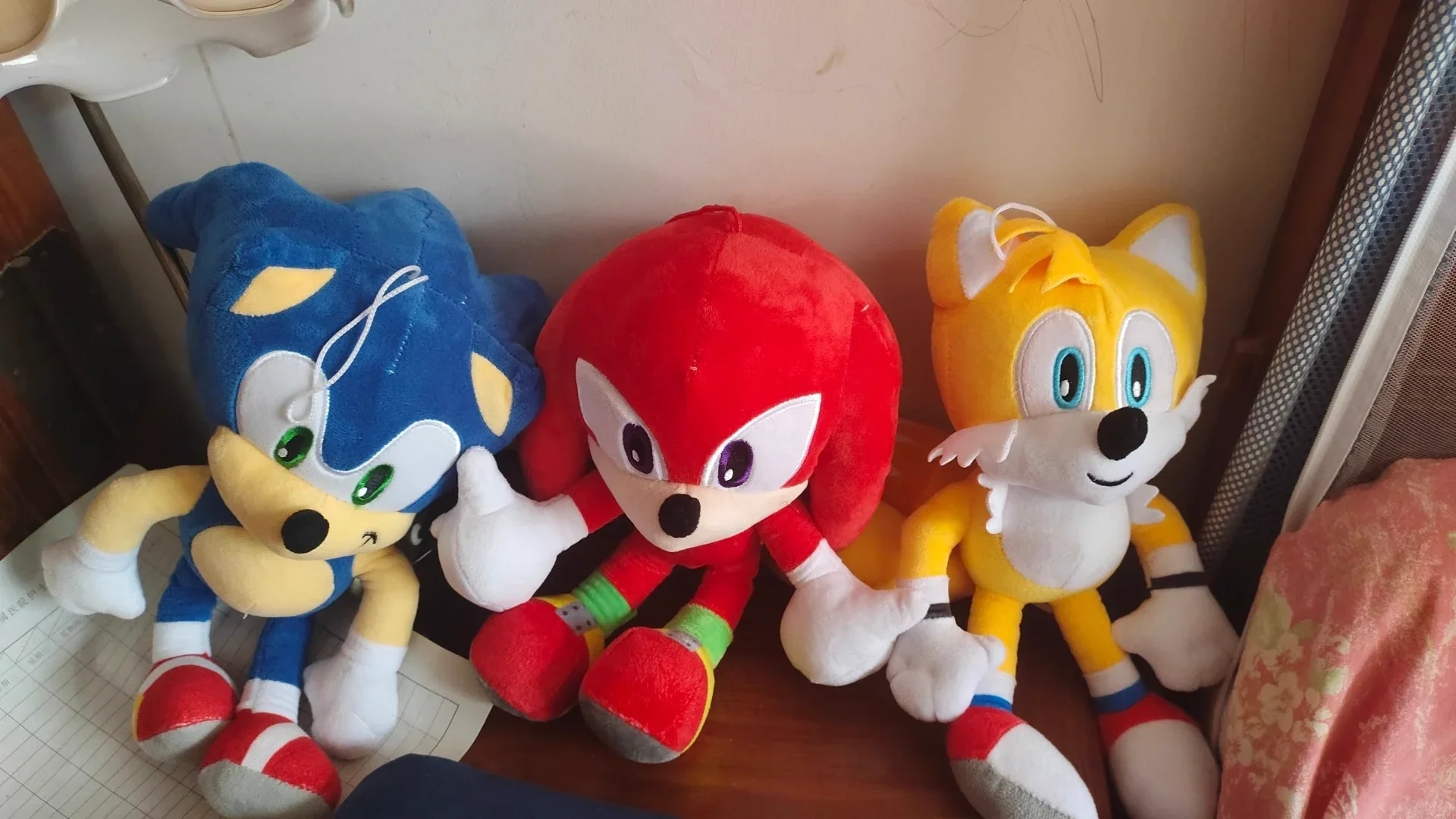 Фото Горячая Распродажа Sonic, мультяшная кукла Соник, милая аниме-игрушка, аниме-игры, ежик, мышь, SchattTal Siffer, периферийные плюшевые игрушки, подарки для детей №3