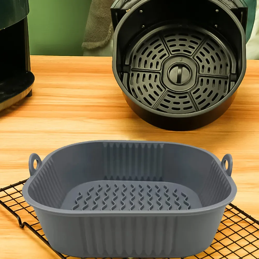 

Basket Mat Reusable Air Fryer Baking Liner Easy Cleaning Air Fryer Liners Basket Multifunctional for Kitchen Accessories