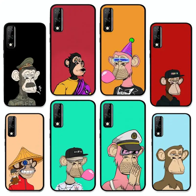 

Sports brand shoe NFT Ape Club Phone Case for Huawei Y 6 9 7 5 8s prime 2019 2018 enjoy 7 plus
