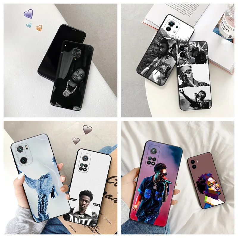 Силиконовые мягкие чехлы для телефона, чехол для Xiaomi Mi 10 5G 10T A2 8 Roddy Ricch Redmi 10A 10C A1 Plus K60 Pro Note10 Lite 10S Fundas