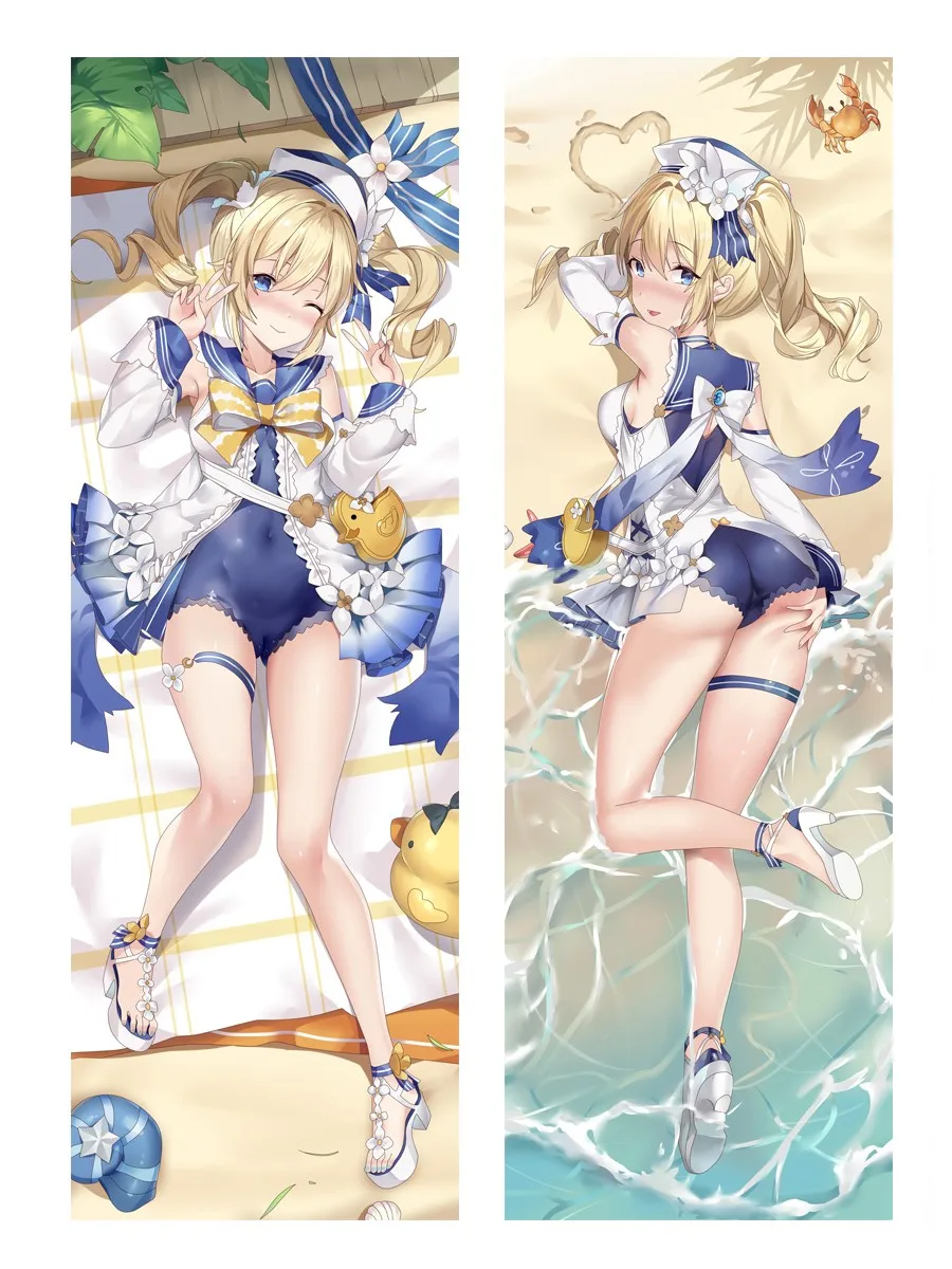 

Japan Anime Game Dakimakura Cover Genshin Impact Cosplay Almohada Kawaii Girl Hugging Body Pillowcase Sexy Pillow Waifu 150X50
