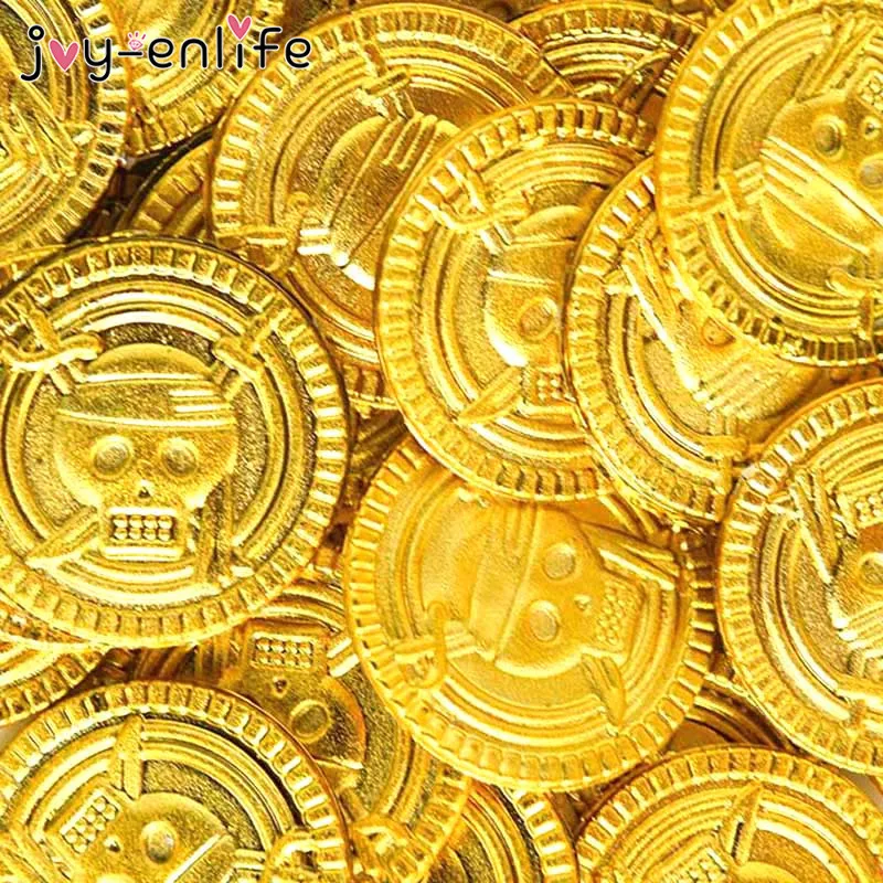 Рисунок 3 - пиратские золотые монеты пластиковые