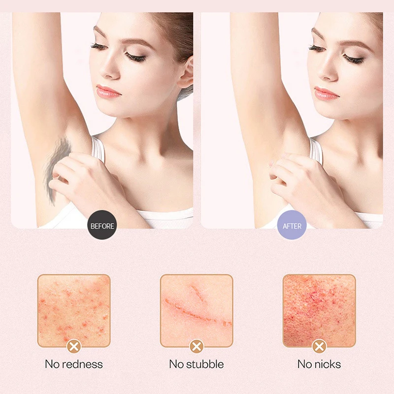 Женский электробритвенный станок с двойной головкой женский аппарат для