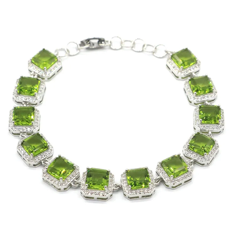 

Браслет из серебра 925 пробы с фианитом, 22 г