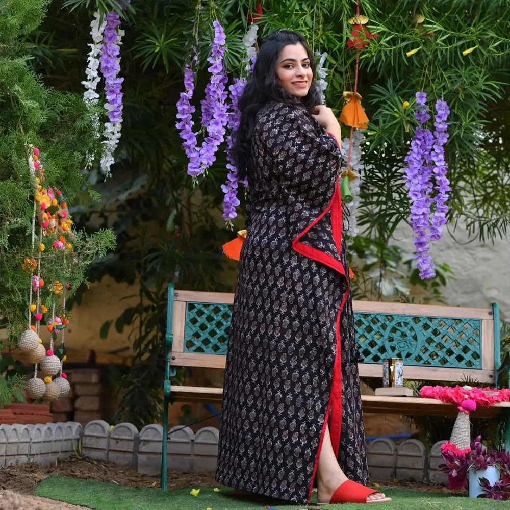Modest Muslim Abaya Dress Women Ruffle Sleeve African Vestidos Caftan Morocco Kaftan Islamic Party Long Dress Long Robe Gown