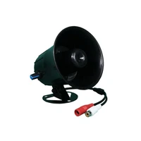 enclosure water resistant ip 65 10w powered active horn speaker for remote monitoring applications