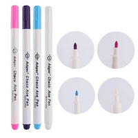 4 pcs hot soluble chalk tool patchwork sewing accessories water erasable pens fabric markers pencil cross stitch