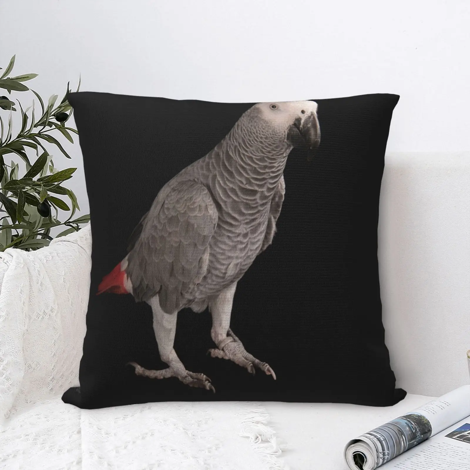 

African Grey Parrots 6 Pillow Case Modern Pillow Cases Home Decor Pillow Cases Pillow Cover Bedroom Pillows Decor Home Bedroom