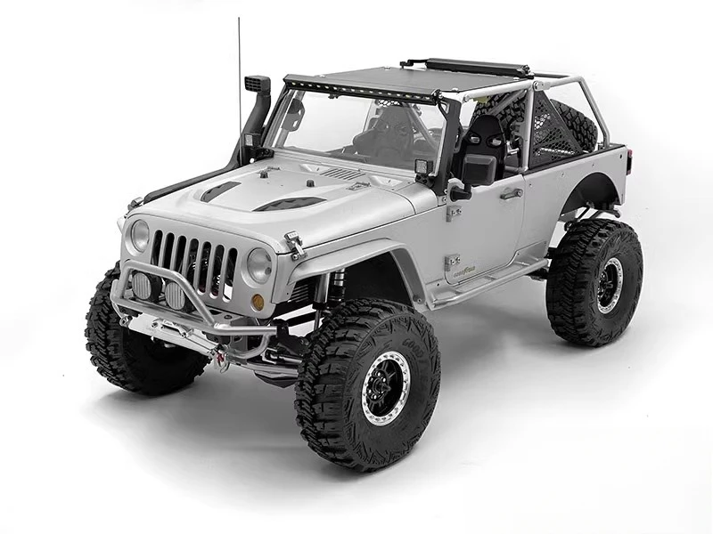 Металлический бампер и прожекторы для Capo jkmax Wrangler 1/8