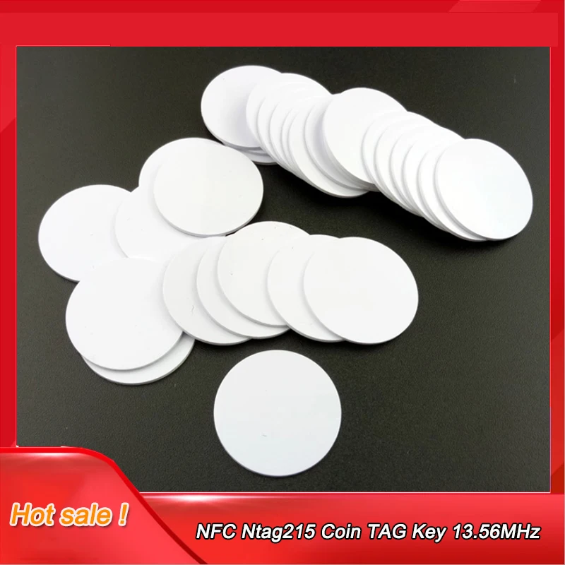 

10Pcs Ntag215 NFC Tags Sticker Phone Available No Adhesive Labels RFID Tag 25mm Free Shipping