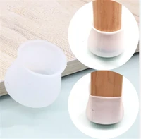 10 pcs pvc round chair socks furniture table chair leg floor feet cap cover silicone protector living room bedroom 4x3cm