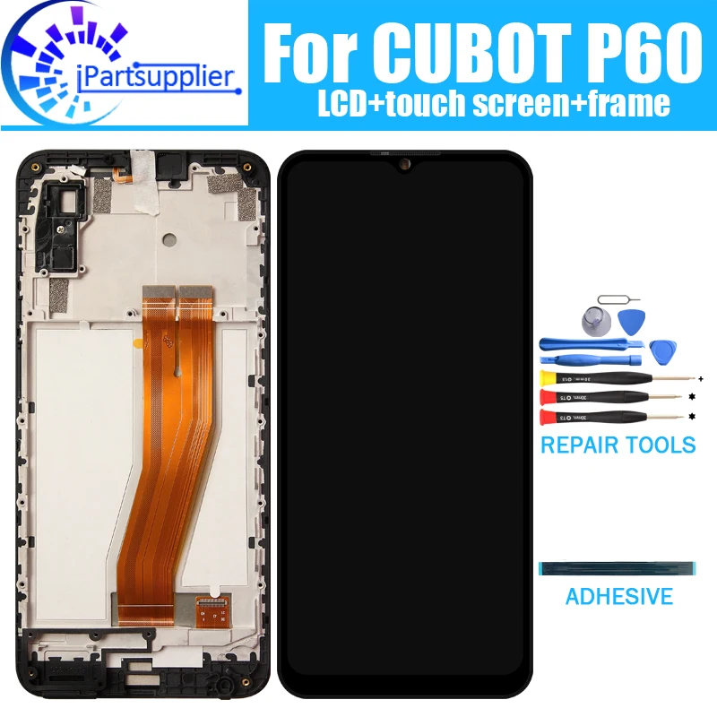 

ЖК-дисплей CUBOT P60 + дигитайзер сенсорного экрана + рамка в сборе, 100% Оригинальный Новый ЖК-дисплей + сенсорный дигитайзер для CUBOT P60 + Инструменты
