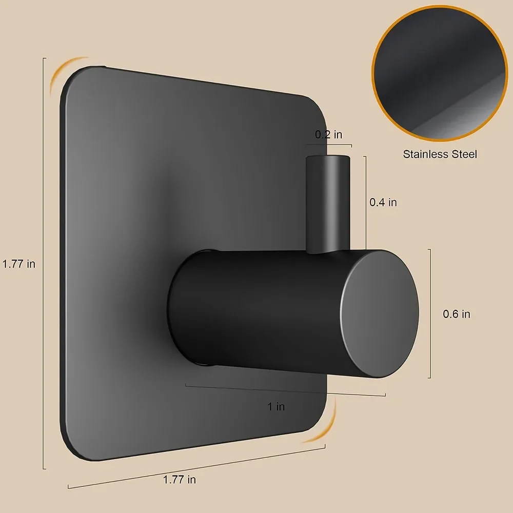 6 шт. настенные крючки для полотенец кухни и офиса