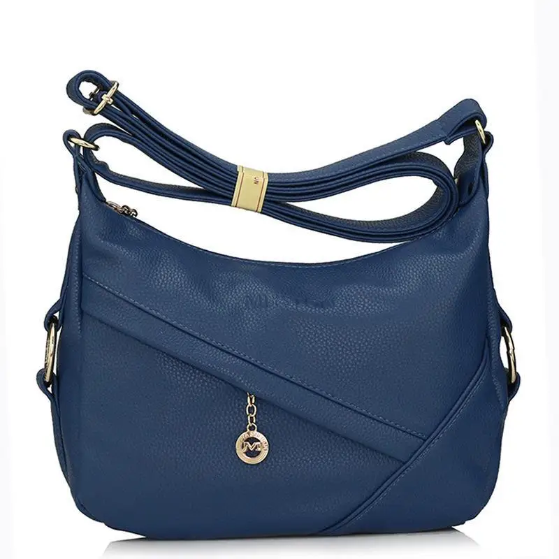 

New Women's Fashion Handbags Retro Solid Color Pu Leather Shoulder Underarm Bag Casual Women Hobos Tote Bags Сумка Женская Trend