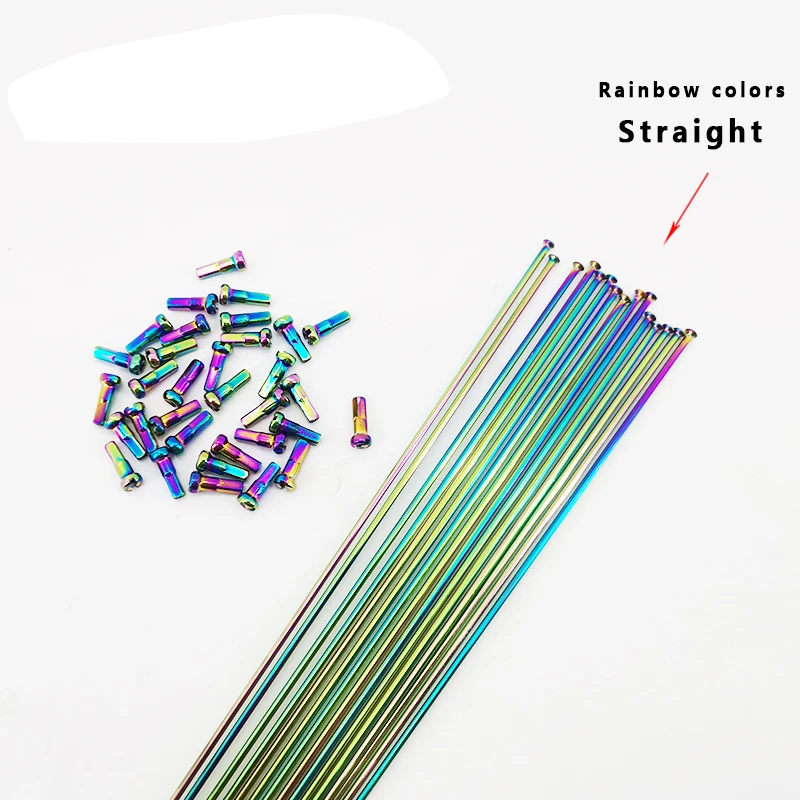 Велосипедные круглые спицы Champion 2 0 J-образные изогнутые/прямые Разноцветные