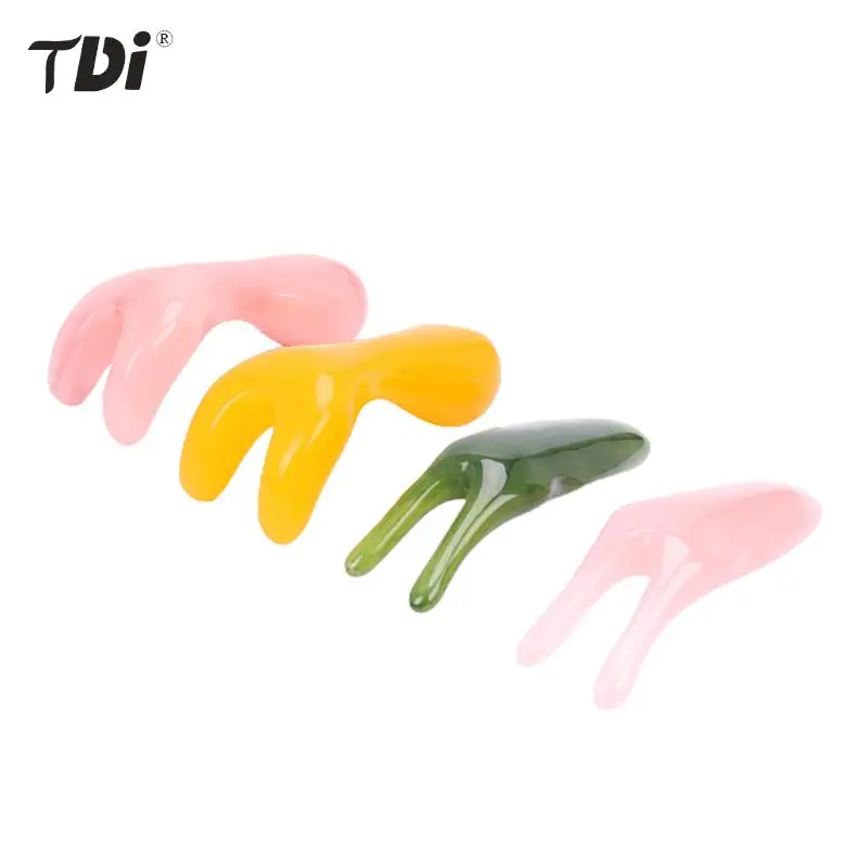 

1pcs Shape Gua Sha Board Nose Lifting Beauty Tool Natural Resin GuaSha Massage Face Nose Tool
