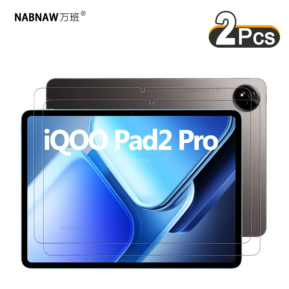 2 шт. прозрачная защита экрана от царапин Закаленное стекло для Vivo IQOO Pad2 Pro