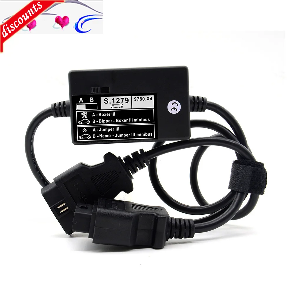 Новый модуль S.1279 Lexia PP2000 диагностический разъем S1279 для новых автомобилей Boxer Jumper III Professional Lexia3 для Peugeot Citroen