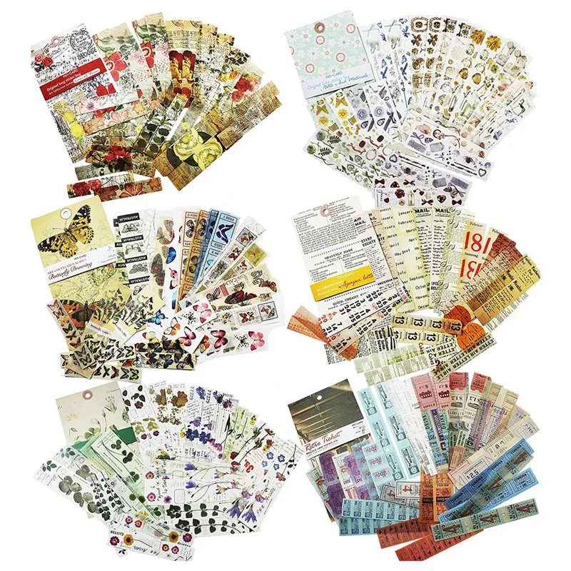 

180 шт., винтажные органайзеры для журналов