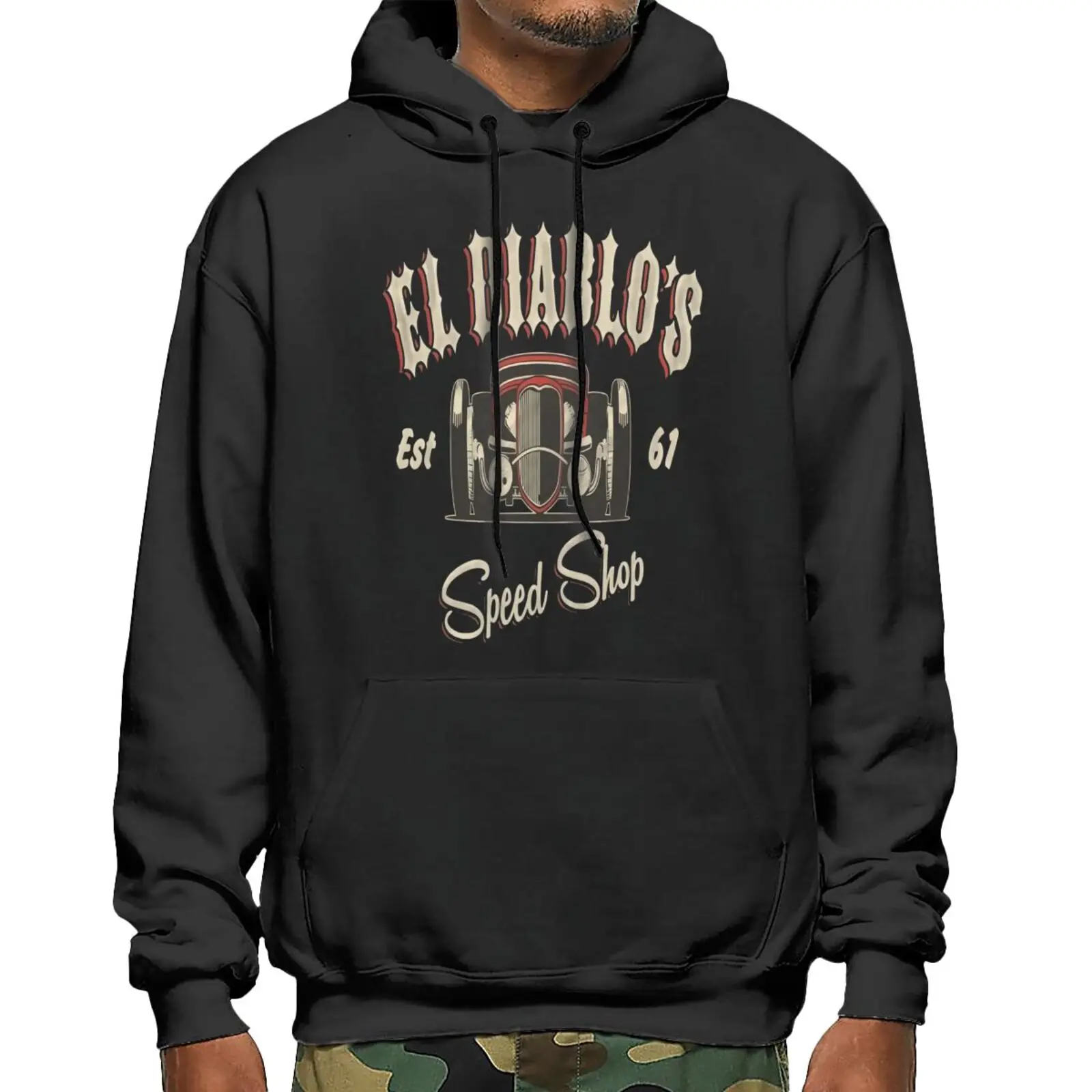 

Hotrod With Weathered Rat Look Sweatshirts Hoodies Hoodies For Women Sweatshirt With Zipper Men Clothing Hip Hop Hooded Zip-Up