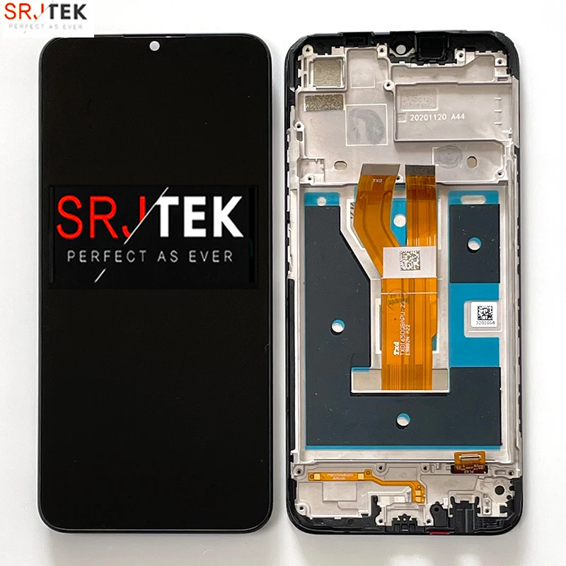 

Оригинальный ЖК-дисплей с рамкой для Oppo Realme Narzo 50i 50A, дигитайзер сенсорной панели для Realme Narzo 50 RMX3286, ЖК-дисплей в сборе