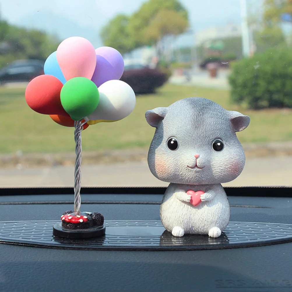

Nodding Hamster Shaking Bobblehead Dashboard Dancing Dashboard Ornament