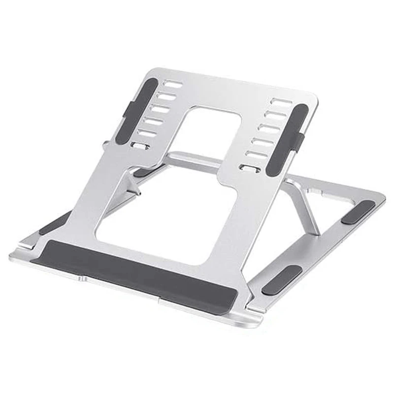 

Laptop Stand Adjustable For Desk, Portable Ergonomic Laptop Riser Stand For 15 Inch Laptop, Windows & Mac Devices