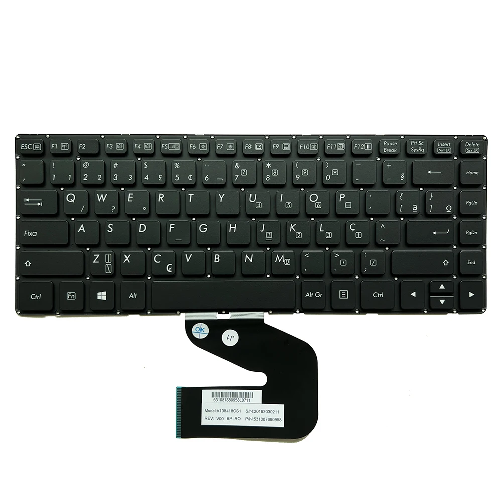 S410 Бразилия/португальская клавиатура для Getac G3 S410V Volkswagen 6150e без рамки V 138418 CS1