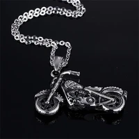 sheishow fashion cool motorcycle pendant knight necklaces for men punk rock party vintage neck chain boyfriend gift accessories