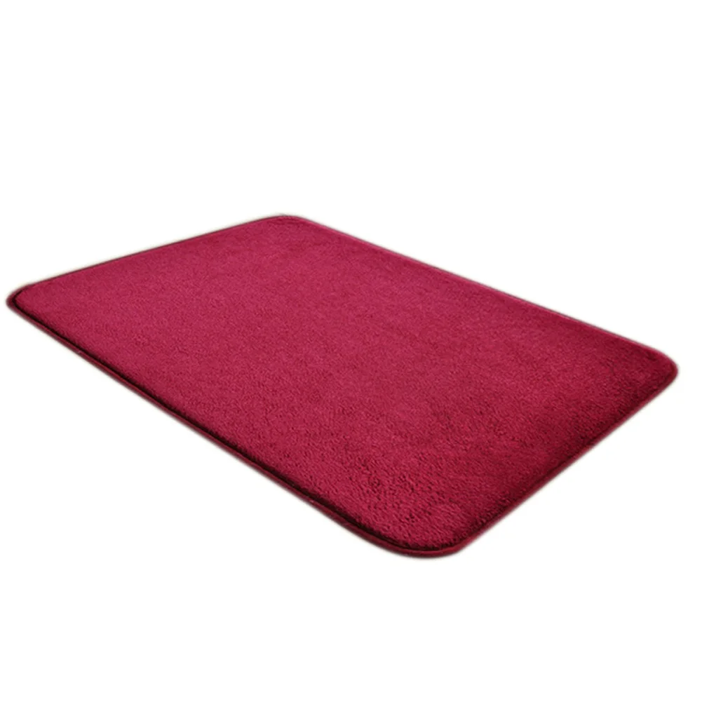 

Home Bath Mat Coral Fleece Bathroom Carpet Water Absorption Non-slip Memory Foam Absorbent Washable Rug Toilet Floor Mat JA