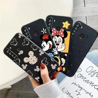 disney mickey mouse phone case for samsung galaxy s20 s20fe s20 ulitra s21 s21fe s21 plus s21 ultra liquid silicon soft coque