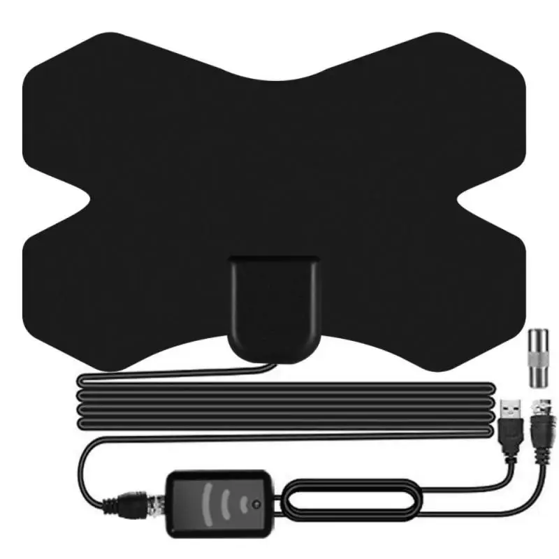 

1PC Newest X-Type Indoor Digital HDTV Antenna 3000 Miles Gain 5dB/25dB With Amplifier Satellite Smart Receiver Aerial