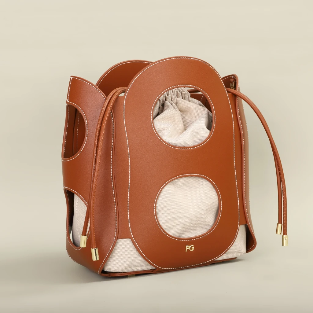 Женская модная дизайнерская сумка через плечо PG PATSY Elegante новинка 2024 холщовая