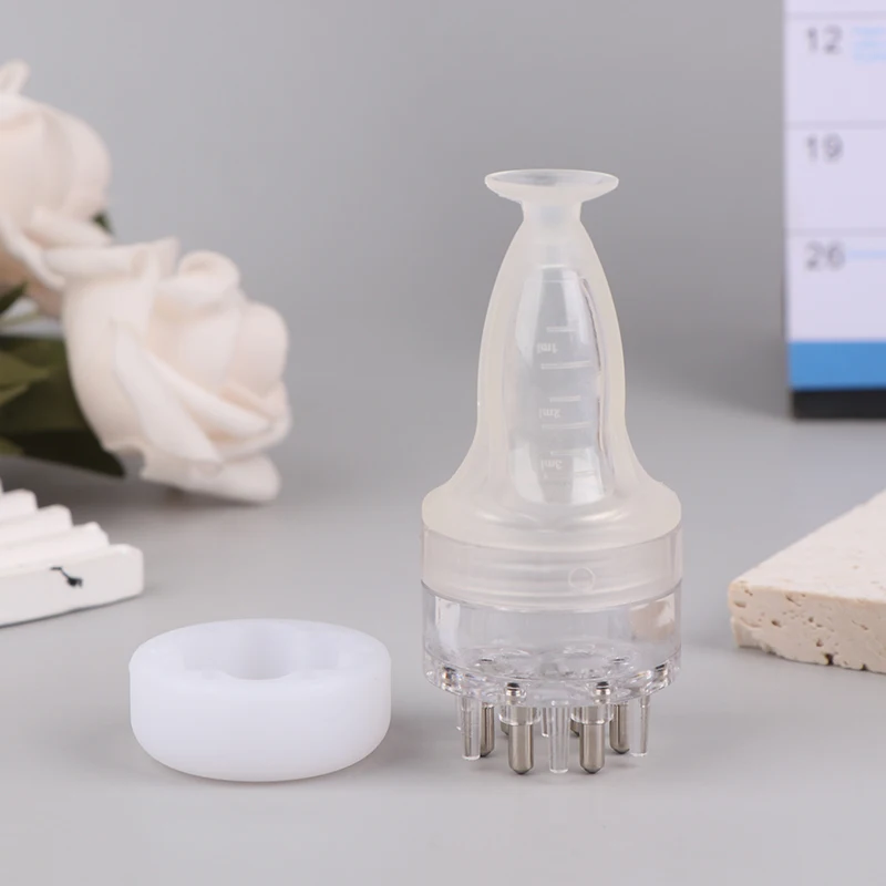 1 шт. мини-аппликатор для кожи головы жидкая расческа портативная массажная с