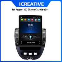 9 7 tesla screen car radio multimedia player 4g carplay for peugeot 107 toyota aygo citroen c1 2005 2014 gps android 2 din