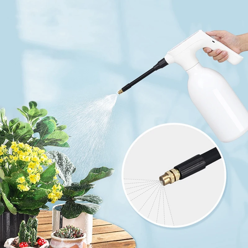 

2L Electric Watering Can Garden Sprayer Automatic Plant Watering Spray Bottle USB Electric Sanitizing Fogger Spritzer