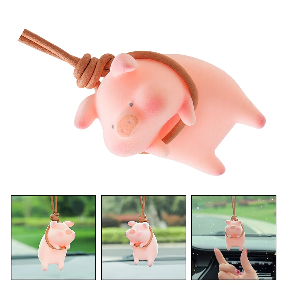 

Car Pendant Ornament Model Bag Animal Hanging Decor Resin Rear Mirror Animals