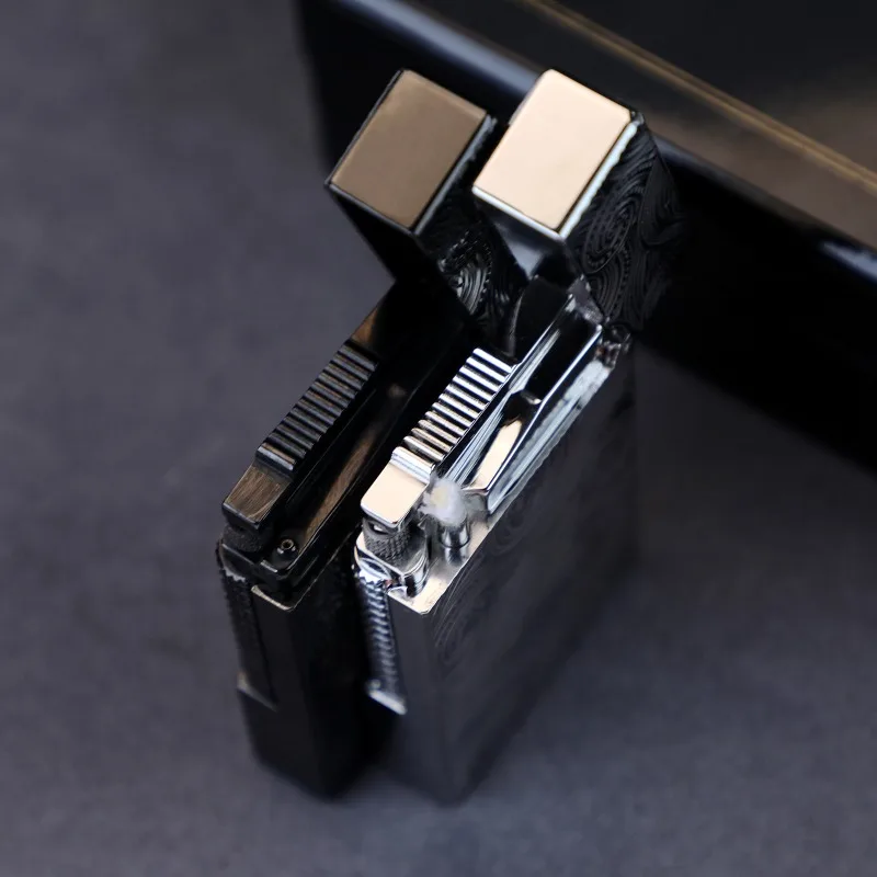Фото Газовая зажигалка Calories Genuine Langsheng Lighter Gas Machine Dou Zhuan Xing Shi Shi Roll Flower, персонализированный подарок №3