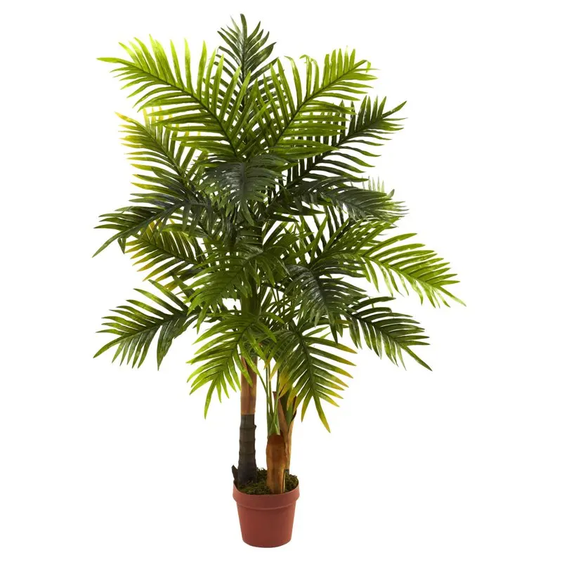 

4` Areca Palm Artificial Tree (Real Touch), Green