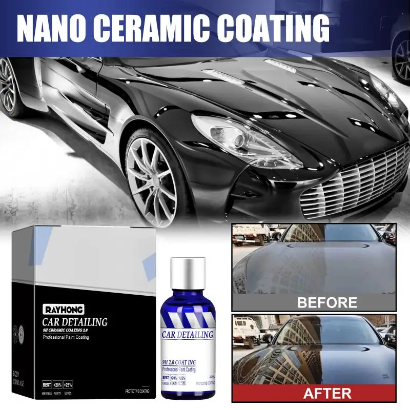 

Ceramic Coating Car Liquid Glass Coating Polishing Wax Super Hydrophobic Paint Care Durability Anti-Corrosion Plated Crystal