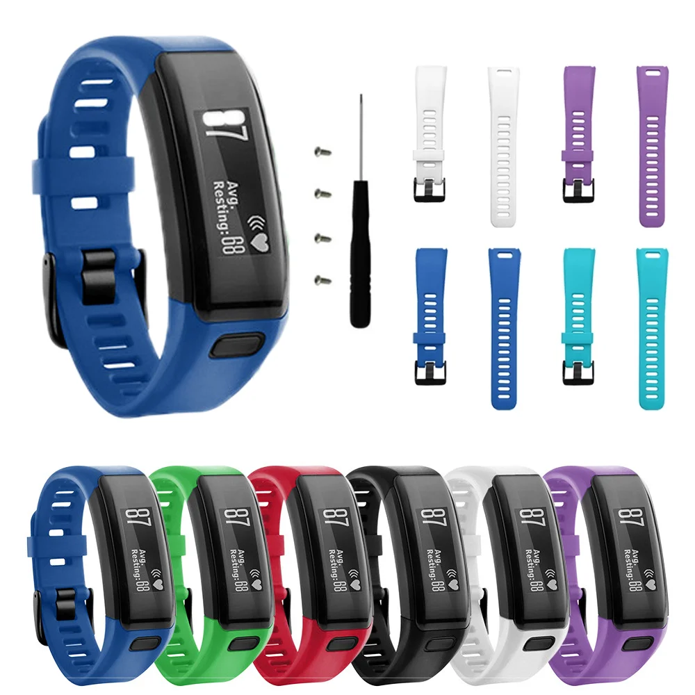 

Силиконовый браслет для Garmin Vivosmart HR Samrtwatch, сменный спортивный ремешок для Garmin VivoSmart HR, аксессуары для браслета