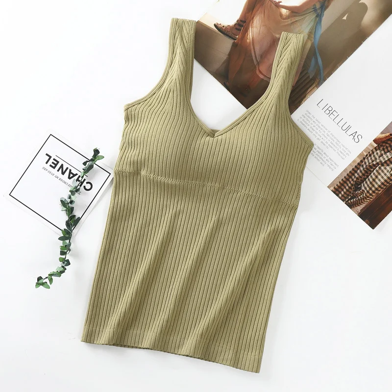 

Women's Vest Women's Fashion Vest Wireless Beauty Underwear Halter Tops Women 2022 Crop Top