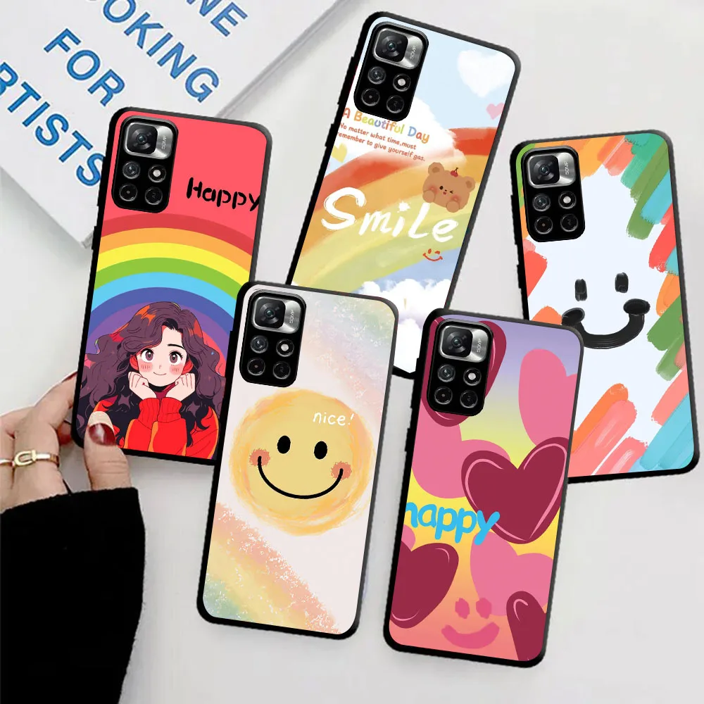 Женская Радужная улыбка мягкая модель для OPPO A77S A72 F11 A95 A94 A57 A96 A77 A17 A92S A16K A17K A38 A54