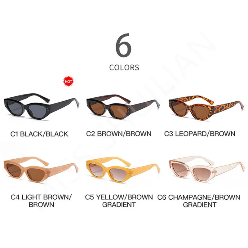 2025 модные многоугольные солнцезащитные очки для женщин и мужчин кошачий глаз Gafas