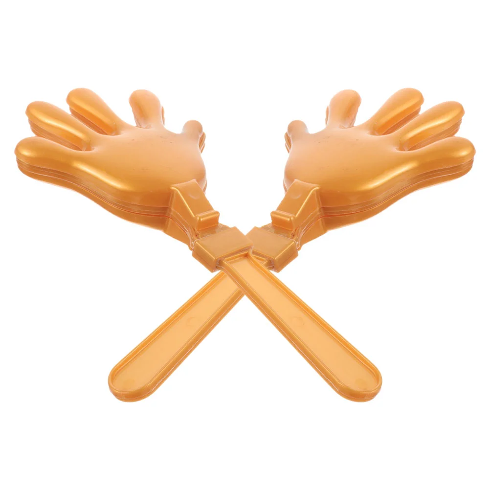 2 шт. хлопуйте руки шумогенератор игрушка пластиковые клещи для десятилетия