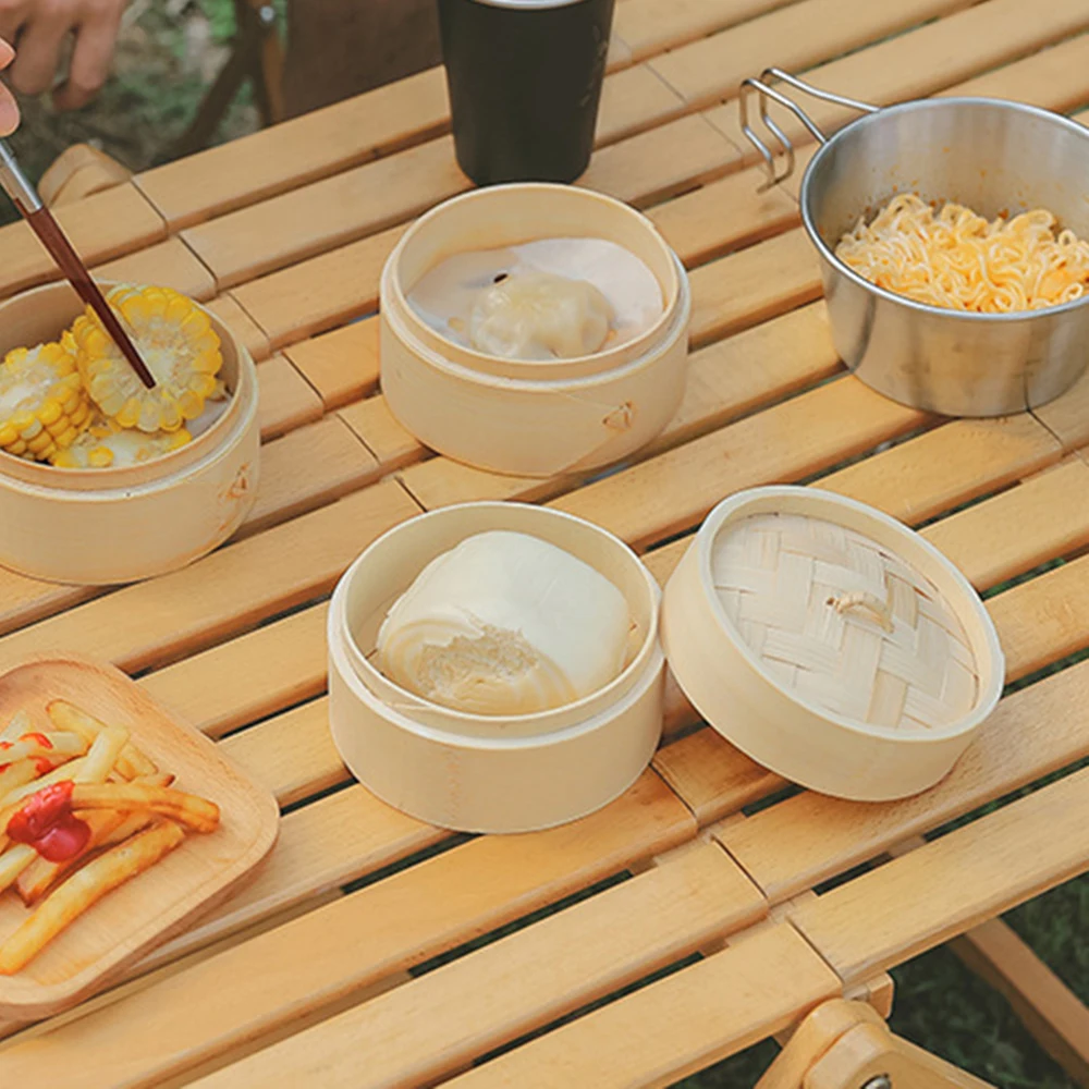 Пароварка бамбуковая для пельменей Дим сум и Бао булочка